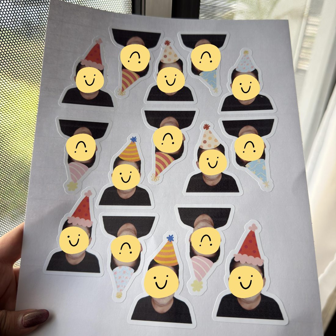 Hoja de sticker personalizados 2