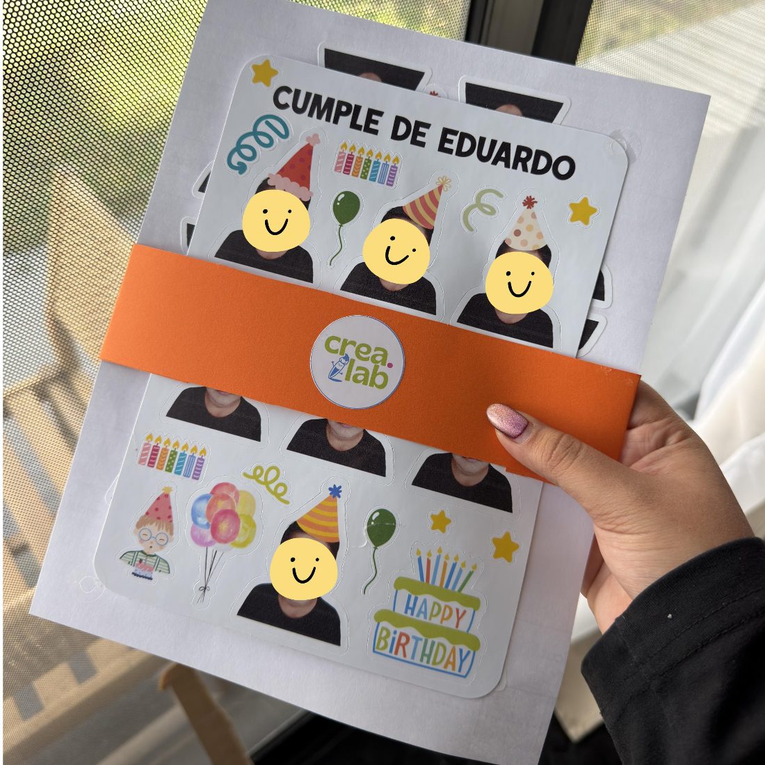 Hoja de sticker personalizados